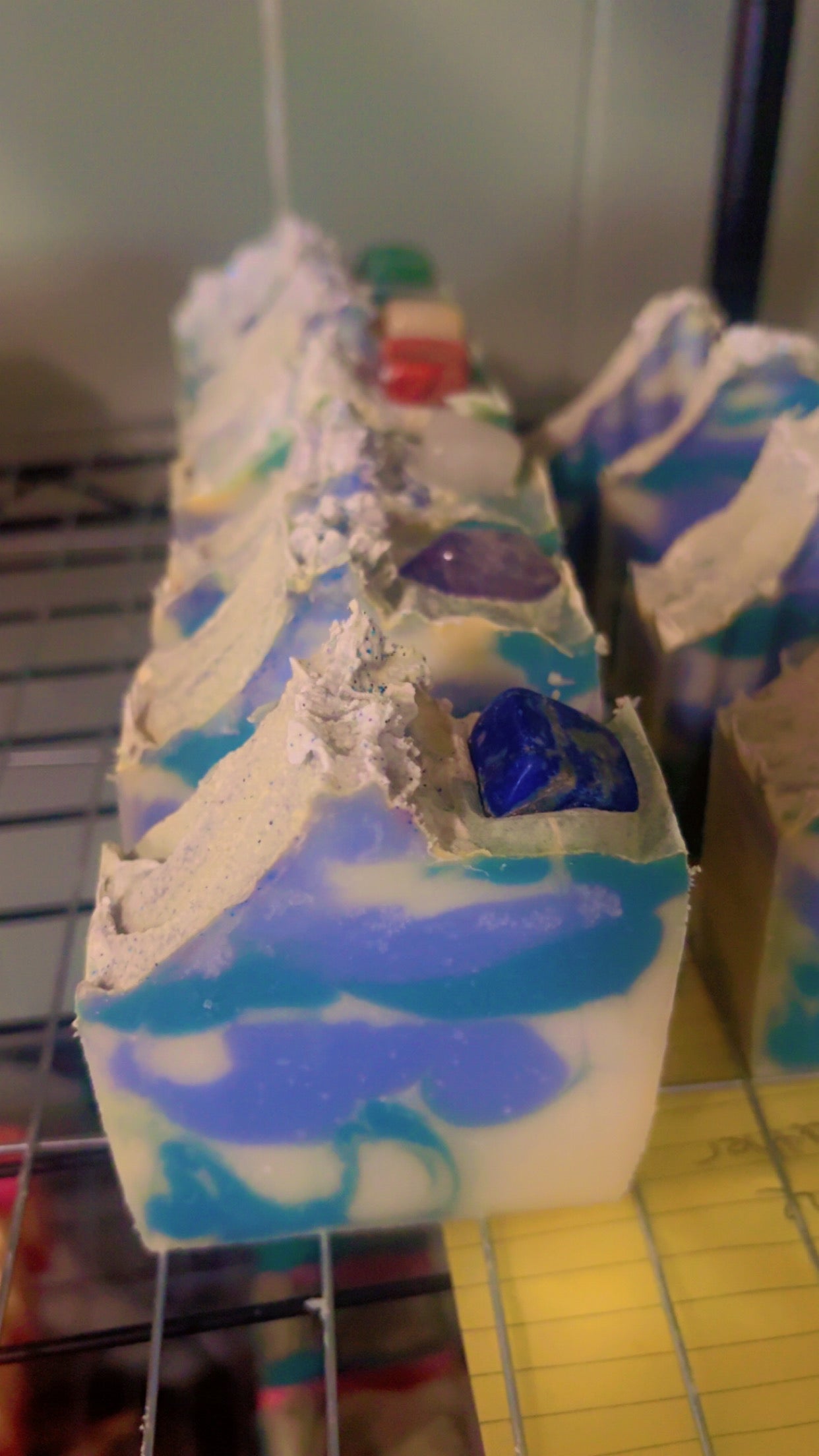 Gemstone lather