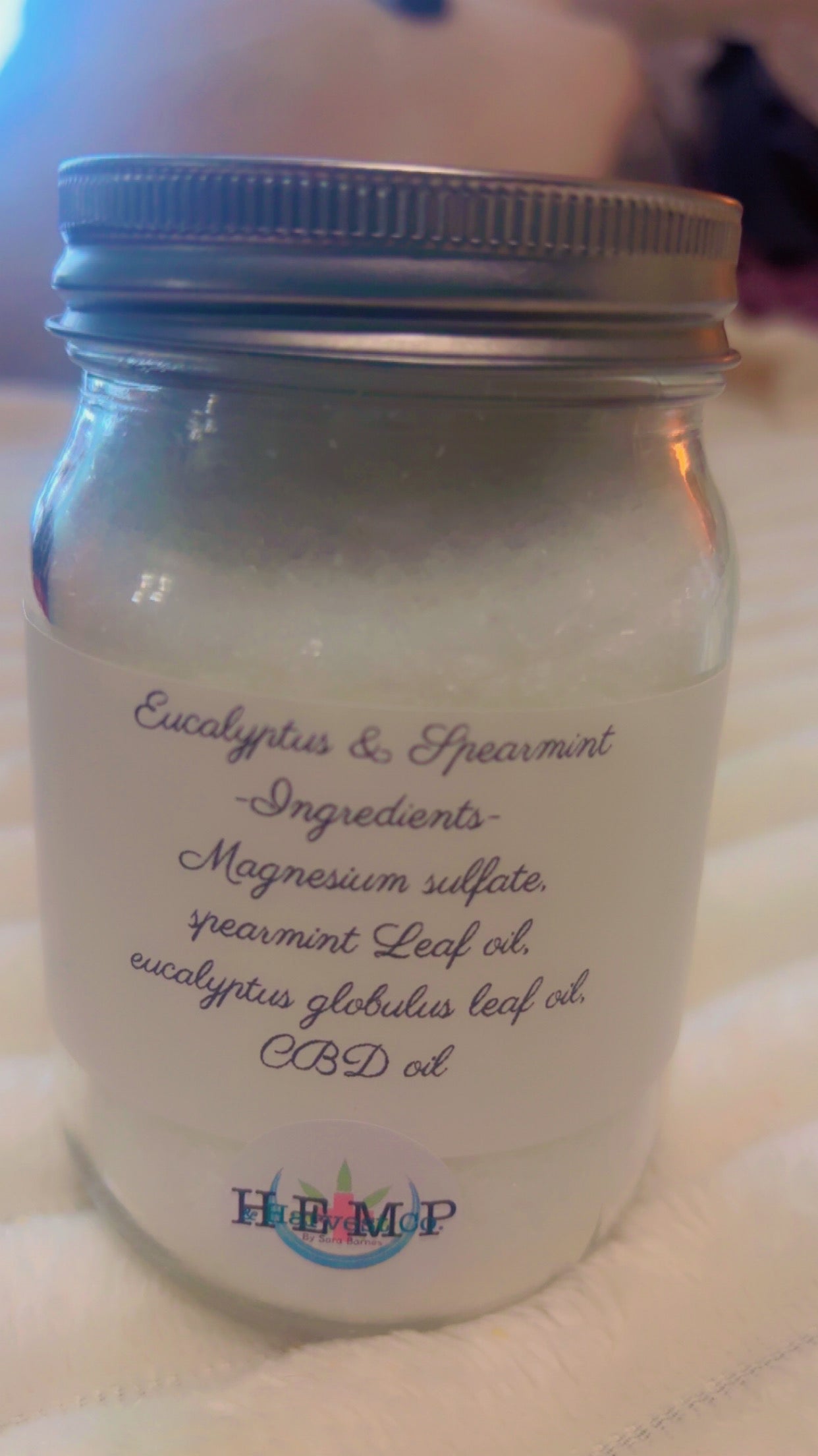 Eucalyptus & Spearmint bath soak (salts)